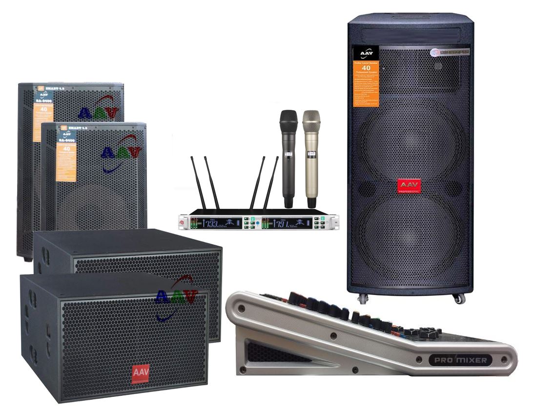 dàn âm thanh sân khấu trường học cơ động chuyên nghiệp